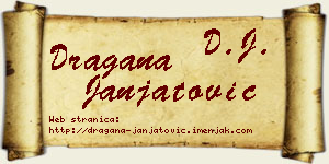 Dragana Janjatović vizit kartica